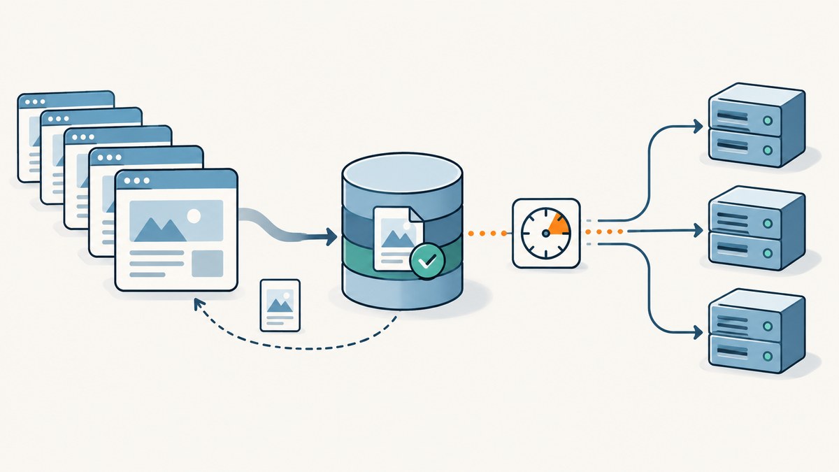 Caching and Performance for Web Data Extraction