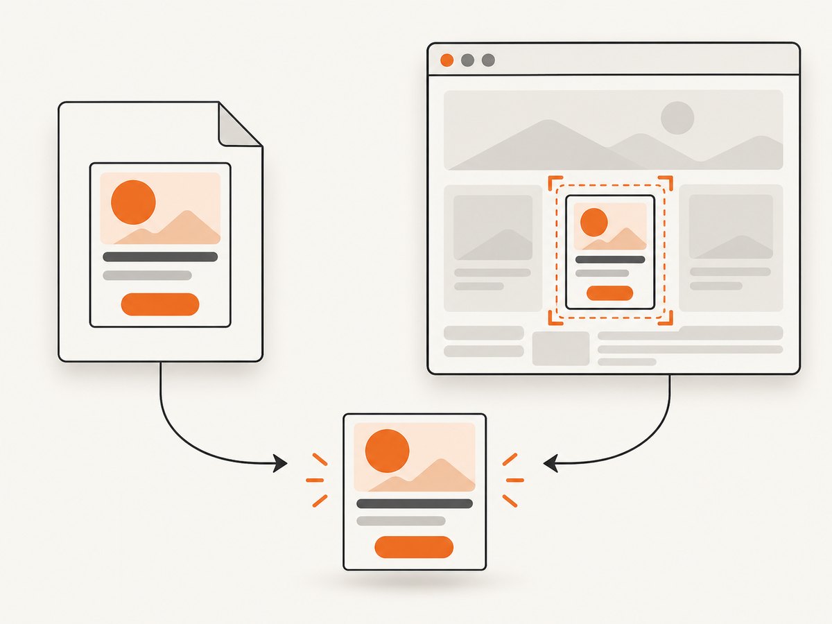 Isolate the component when layout stability matters; use pixel coordinates when the rendered rectangle is known.