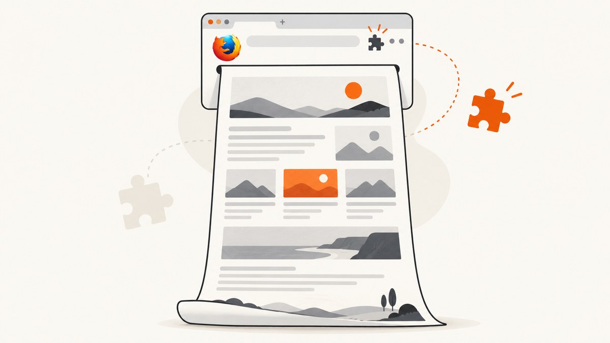 How to Capture a Full Page in Firefox with an Extension