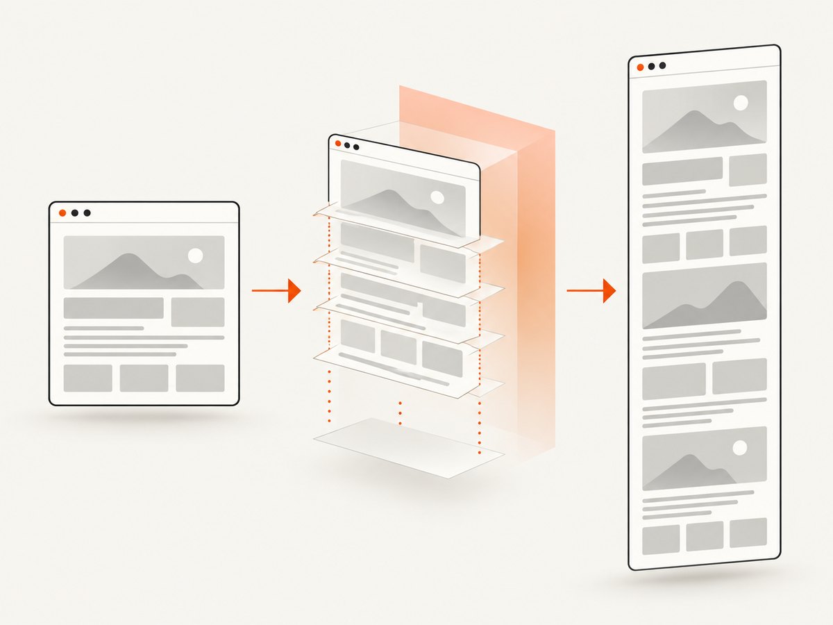 A full-page capture turns a rendered, scrollable document into one complete image.