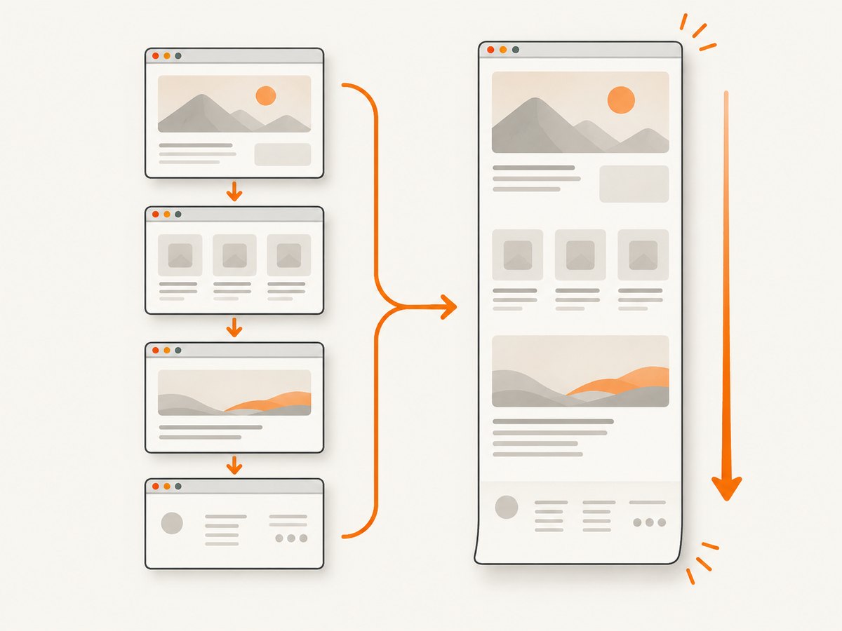 FireShot scrolls through content below the viewport and combines it into one full-page capture.