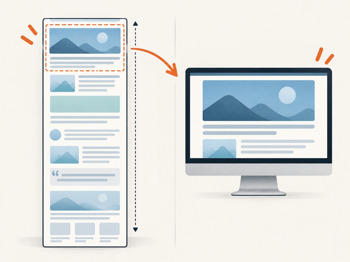A webpage screenshot and a full-display screenshot capture different things.