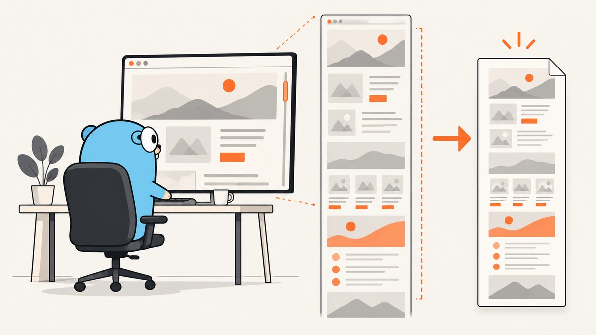 How to Capture a Full Web Page in Go