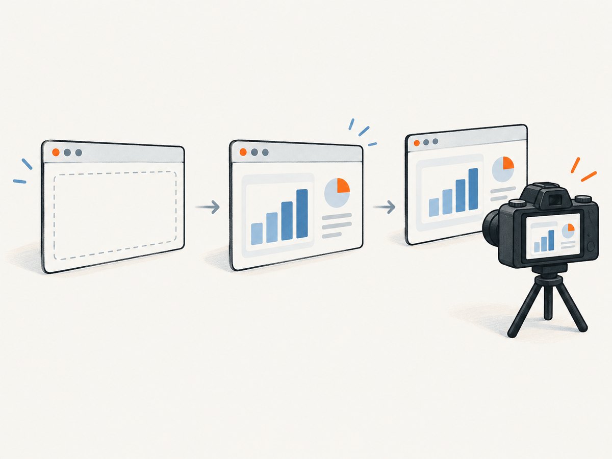 Wait for the frame and the content-specific ready state before capturing.