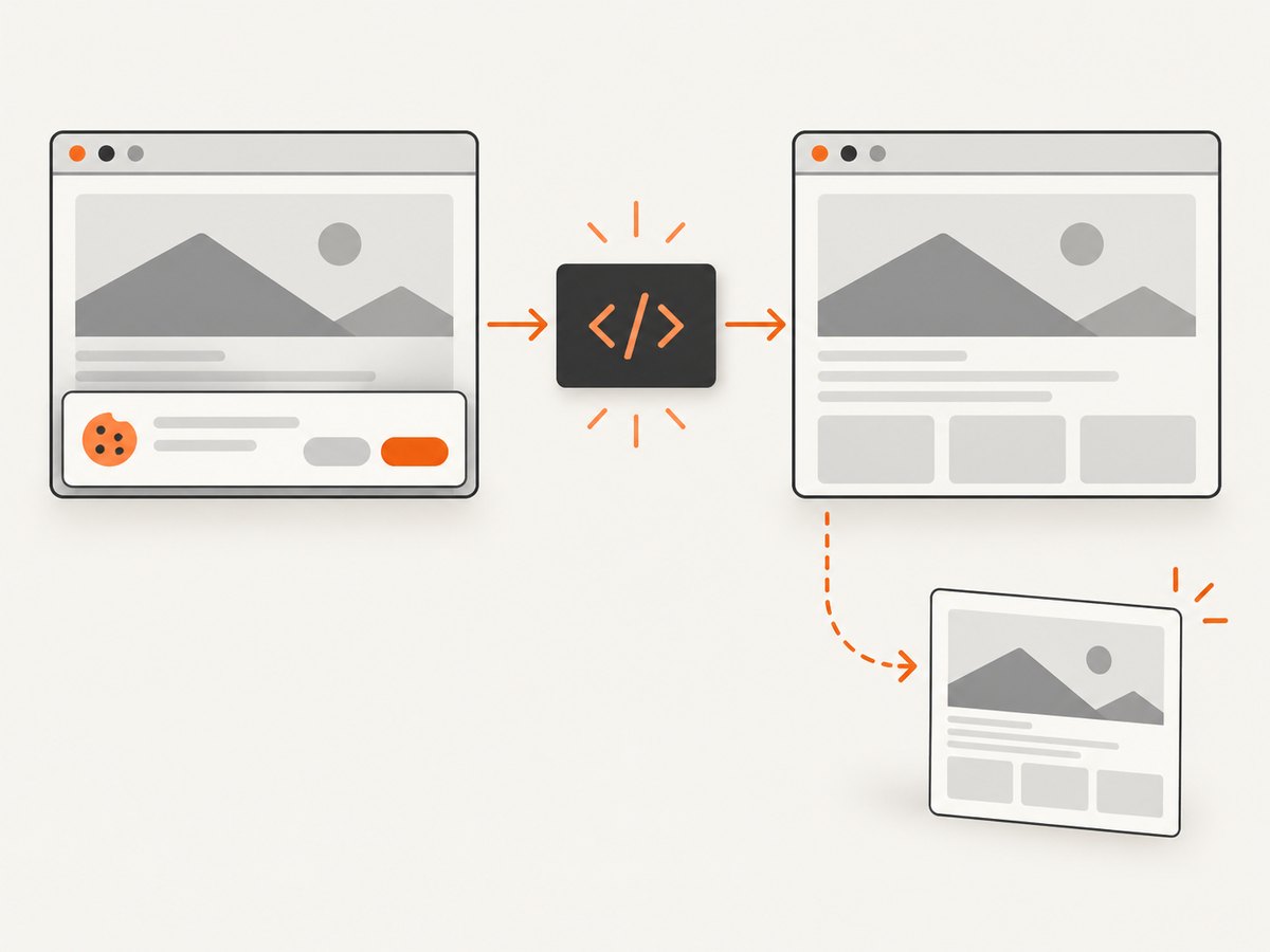 Rendered capture reveals content that appears only after JavaScript runs.