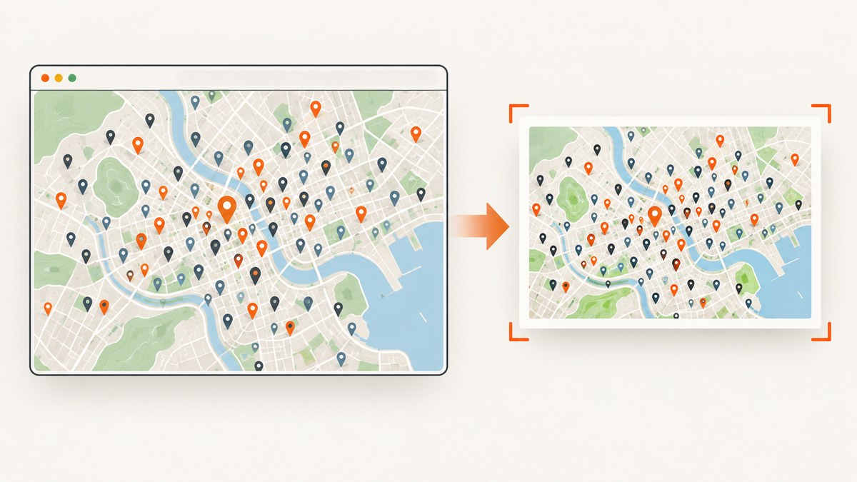 How to Capture a Leaflet Map with Many Markers Using dom-to-image