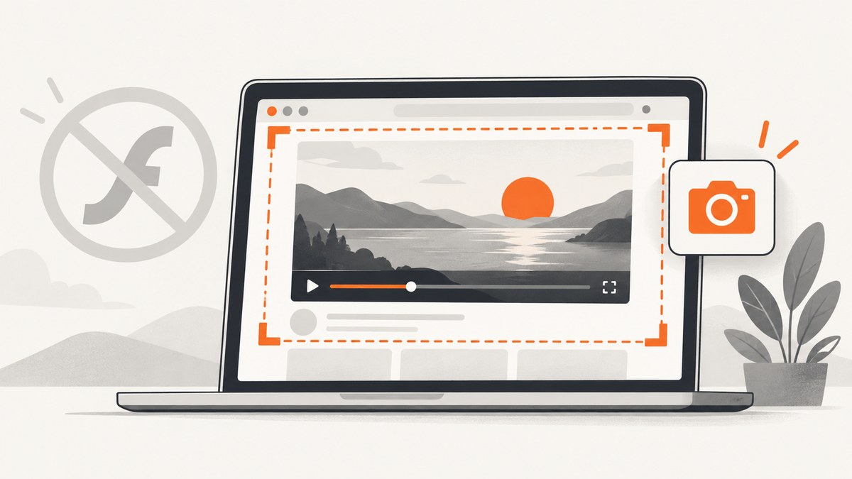How to Capture Webpage Screenshots With a Chrome Extension While Flash Video Plays