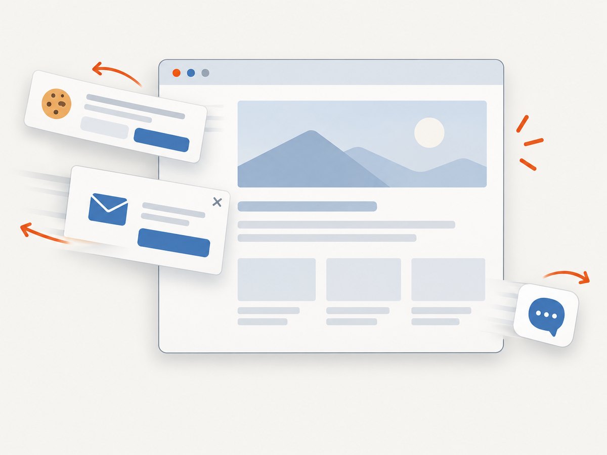 A clean capture workflow removes common overlays before saving the page image.