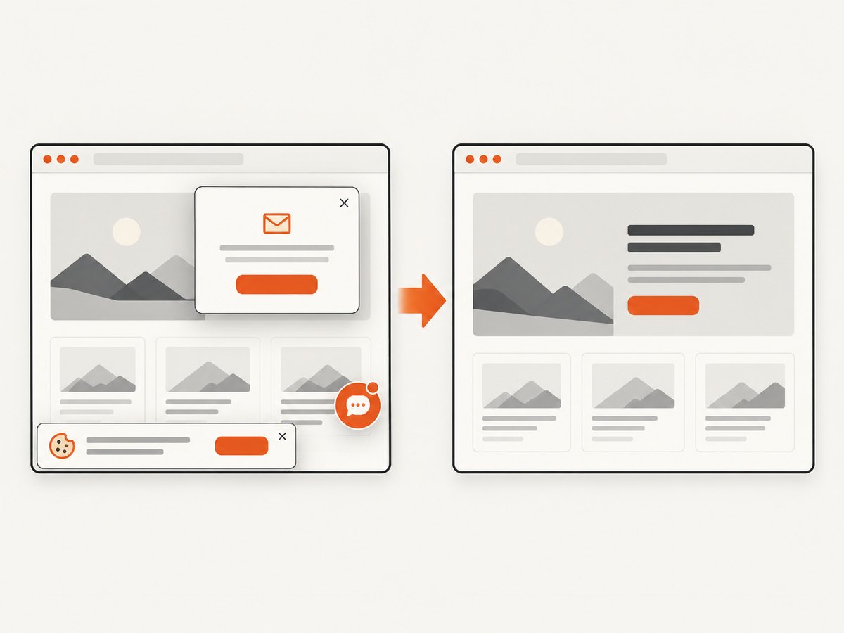 A URL screenshot service can clean common overlays before rendering the final image.