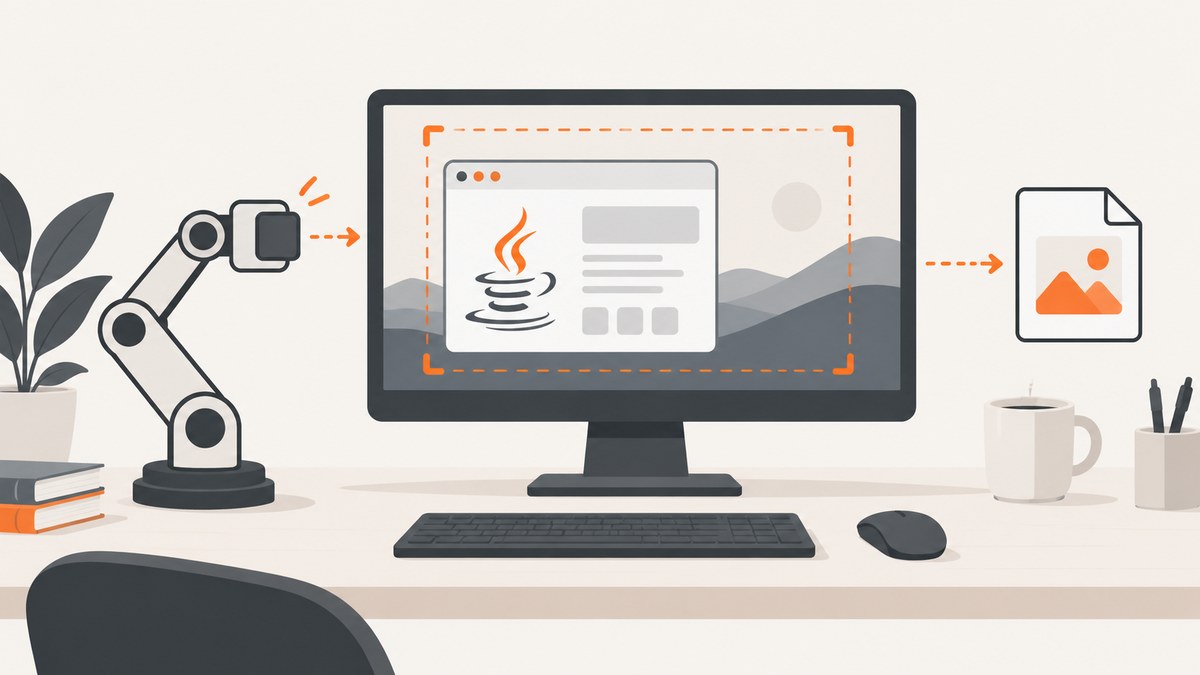 How to Capture Screenshots Silently with Java Robot