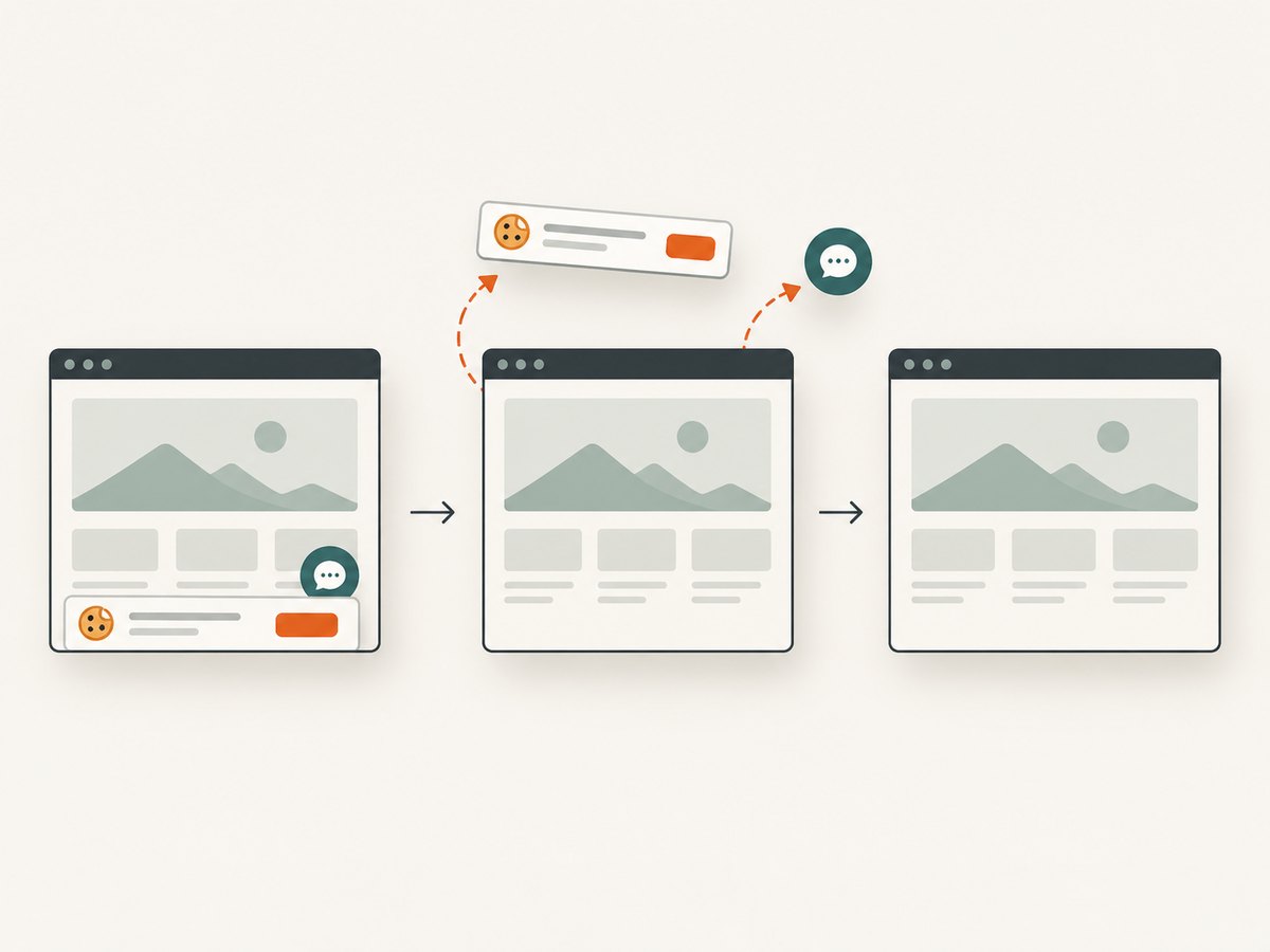 A clean capture pipeline removes page overlays before the image is returned.
