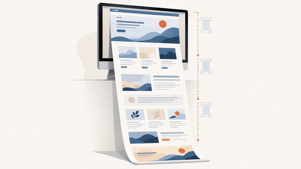 How to Capture a Scrolling Web Page Screenshot
