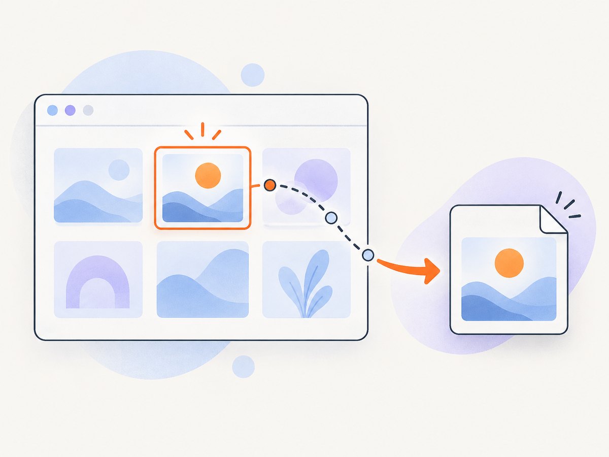 Puppeteer selects one connected DOM element, scrolls it into view, and writes its rendered pixels to an image.