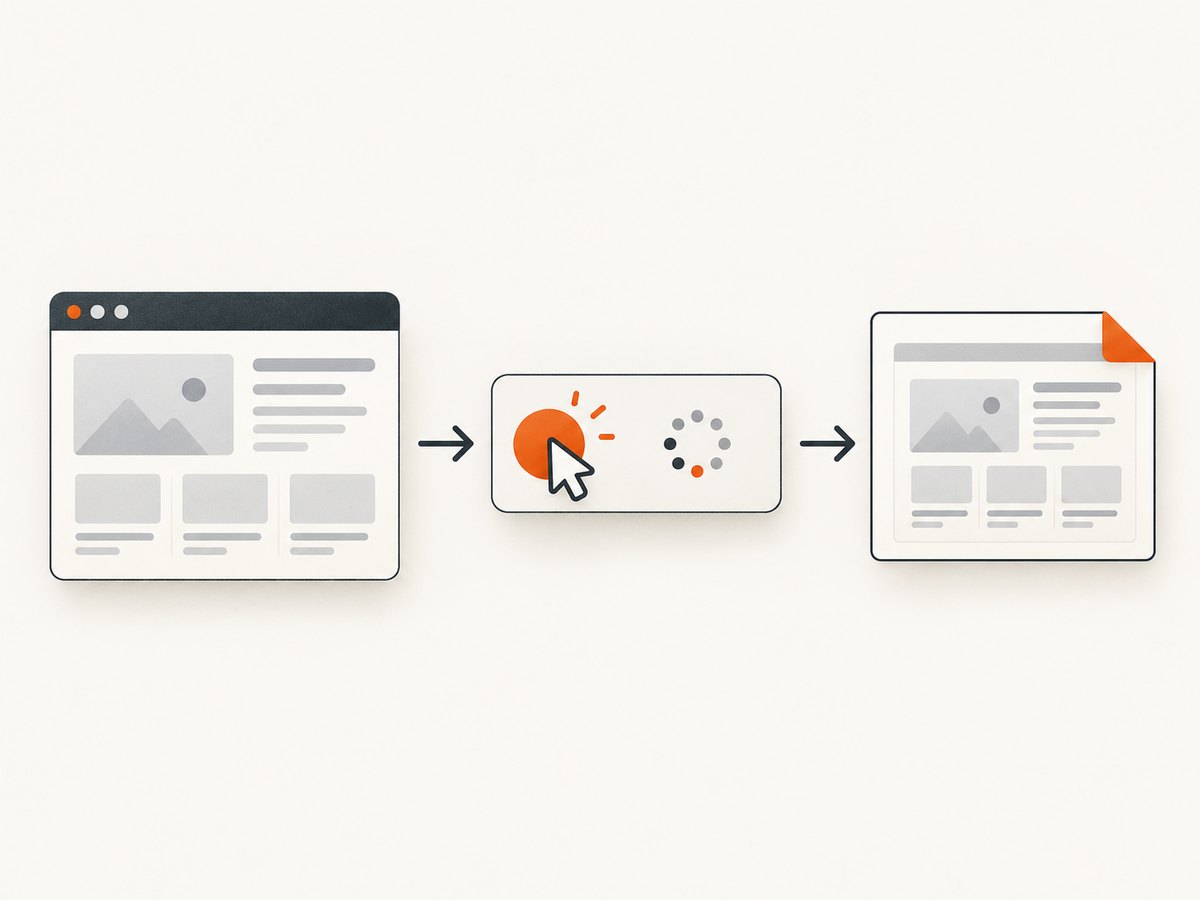 A reliable capture waits for the intended UI state before saving the screenshot.