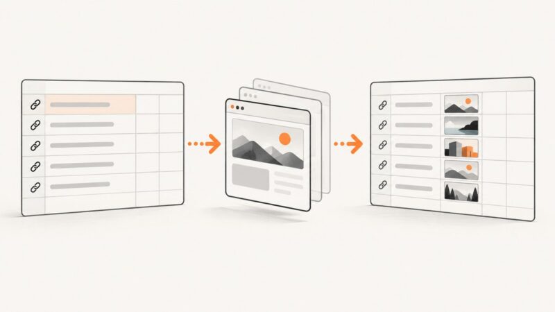 How to Capture Screenshots from a List of URLs in Google Sheets