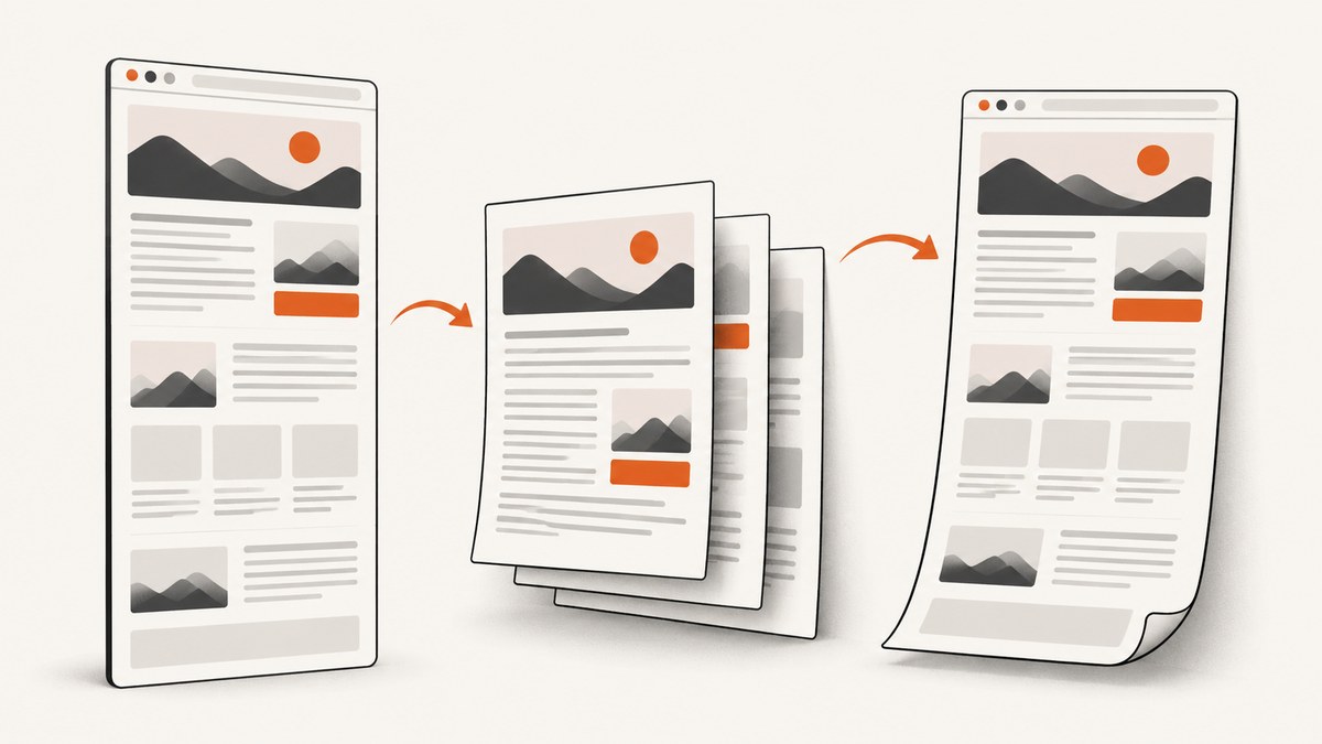 How to Capture a Webpage Screenshot as a PDF