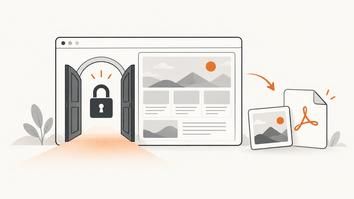 How to Capture a Website Behind a Login