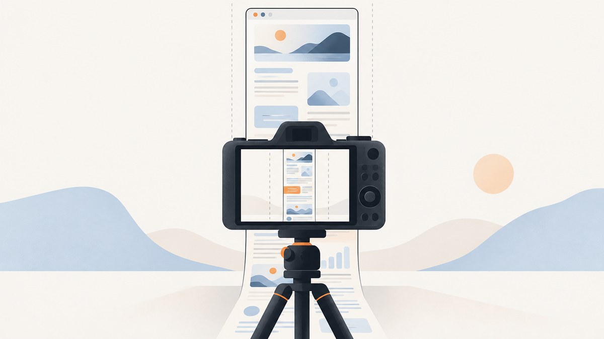 How to Capture a Website in Full-Screen Mode