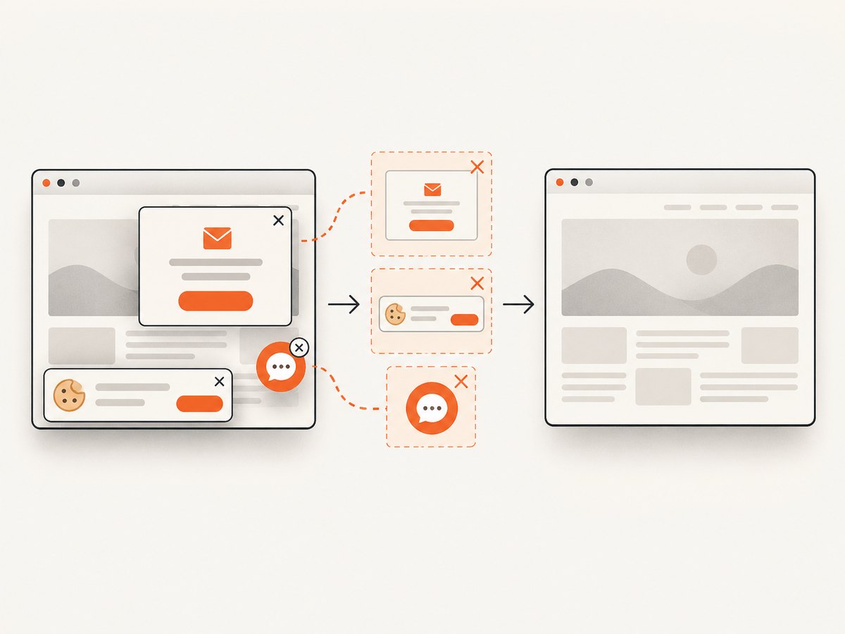 Clean capture workflows remove overlays before the layout is saved.