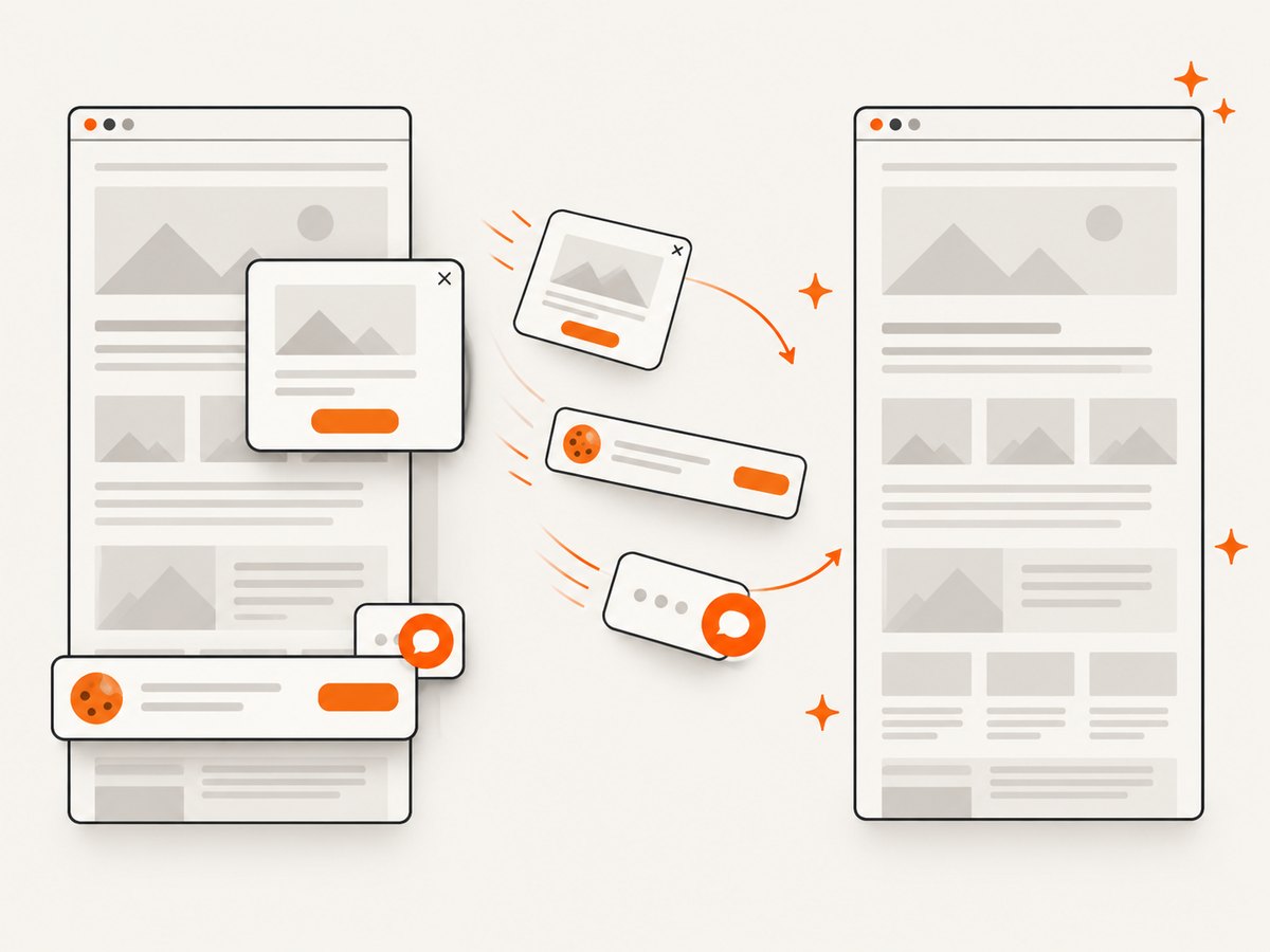 A clean capture workflow removes obstructing overlays before the image is returned.
