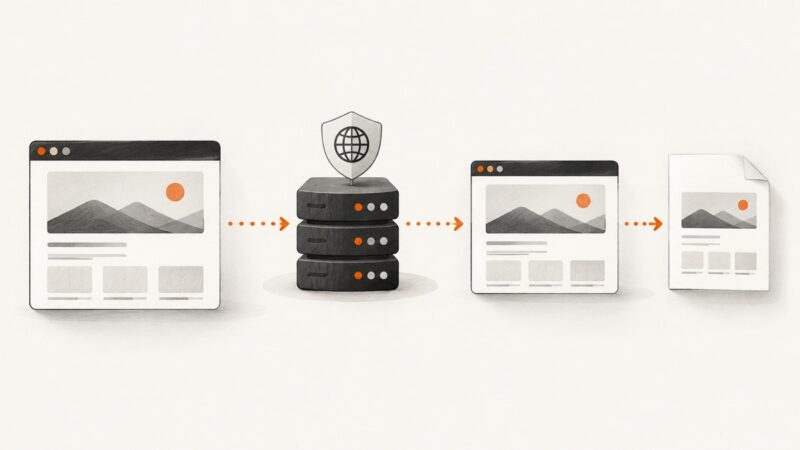 How to Capture Website Screenshots Through a Proxy