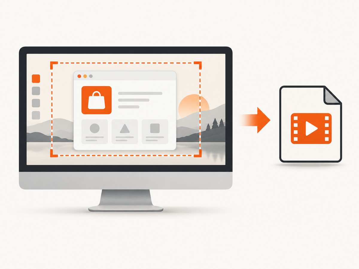 Snipping Tool records the visible rectangular area that you select around the Store app and desktop.