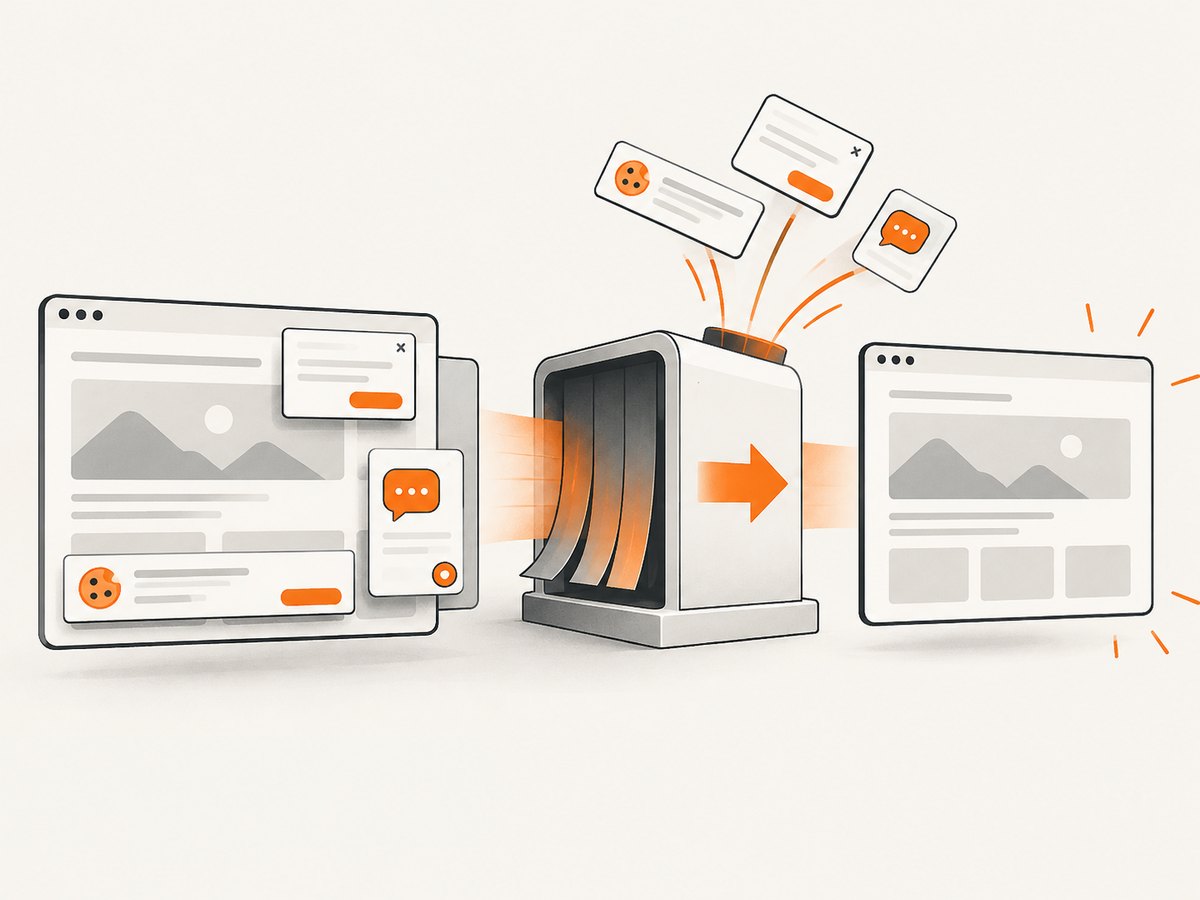 A hosted capture service can remove browser setup and clean pages before capture.