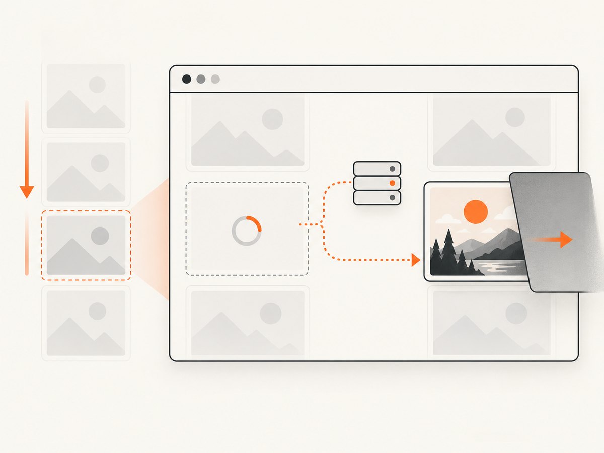 Explicit waits and viewport triggers help make dynamic image checks reliable.
