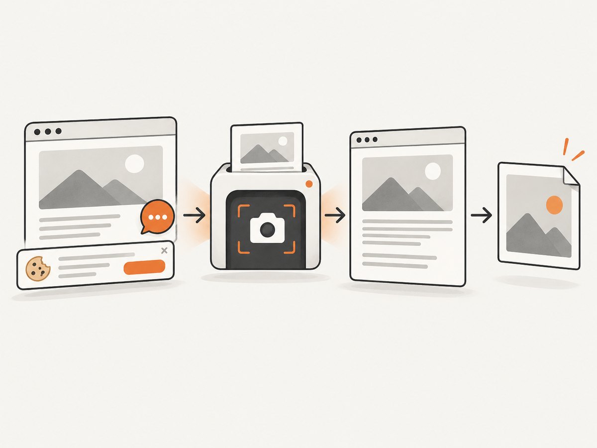 A clean capture makes it easier to review the actual background, overlay, and text contrast.
