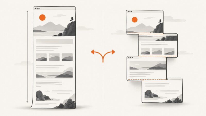 How to Choose a Full-Page Screenshot Algorithm