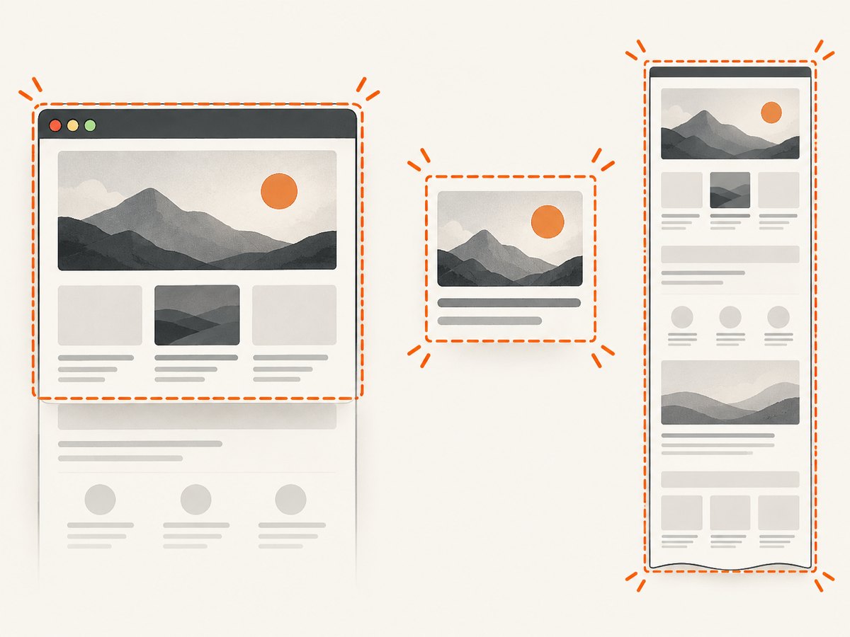 Choose the capture boundary that matches the question: viewport, element, or full page.