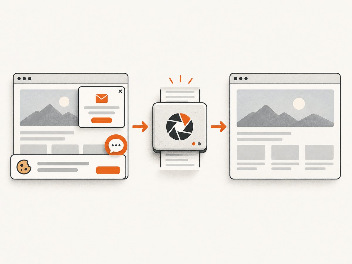 Overlays can change what a screenshot records; decide how your workflow handles them.