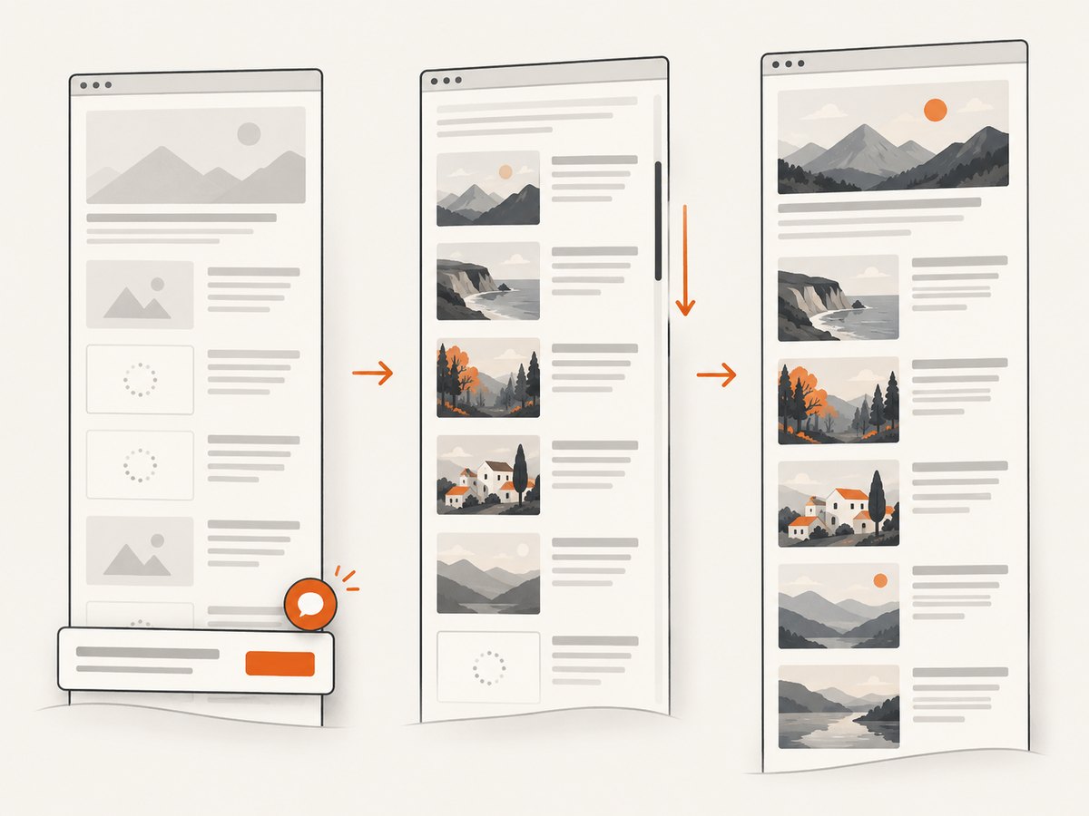 Full-page capture needs readiness handling, and unwanted overlays can obscure the result.