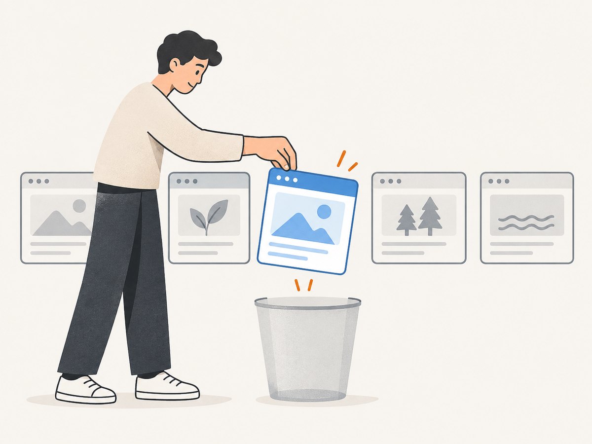 Clearing cached files makes the browser download fresh copies of a site’s resources.