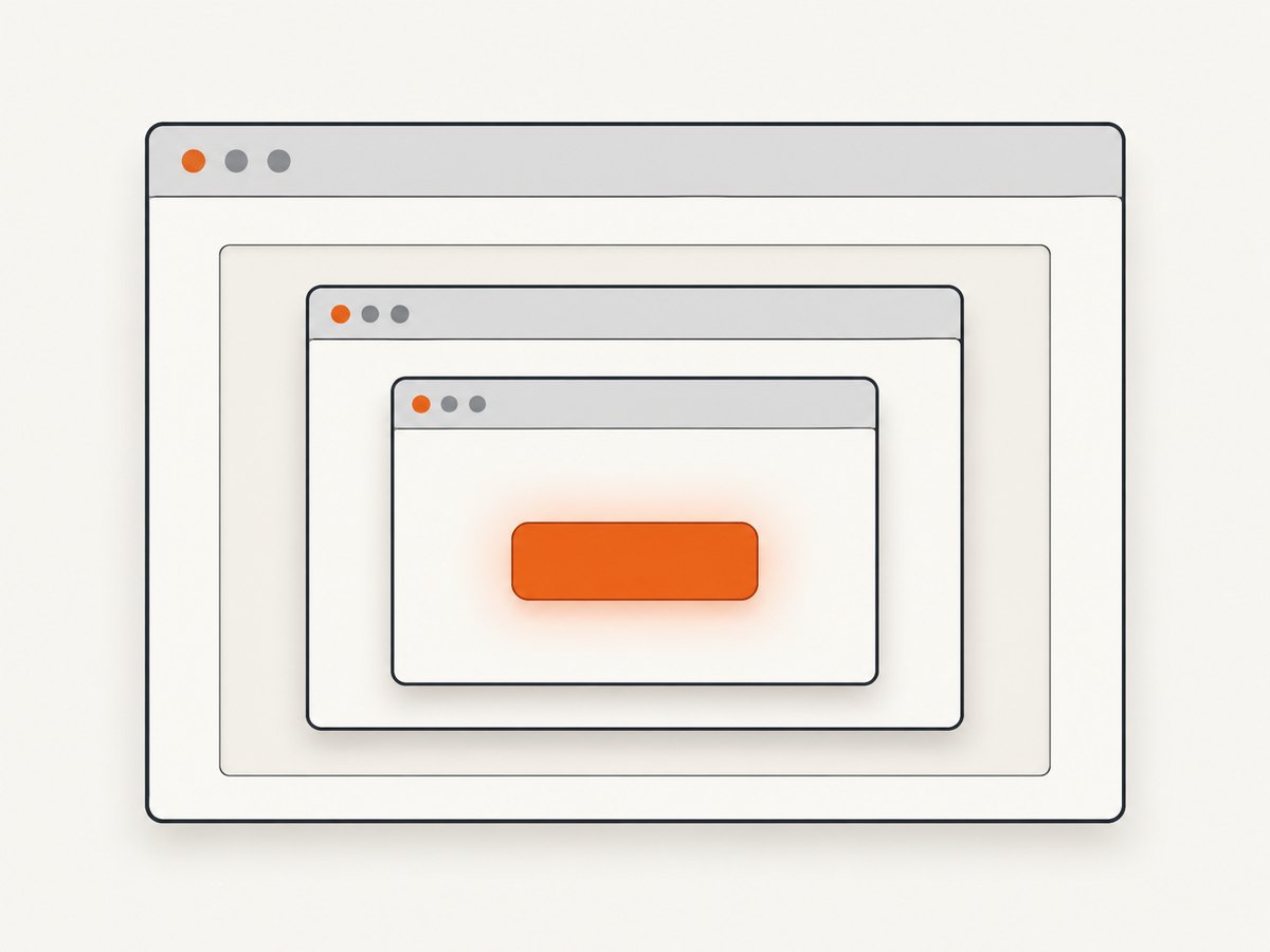 For nested iframes, repeat the element-handle-to-frame transition at each level.
