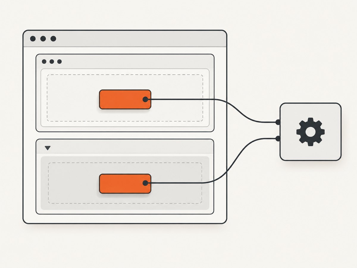 Buttons inside frames and open shadow roots require selectors that reach the correct document tree.