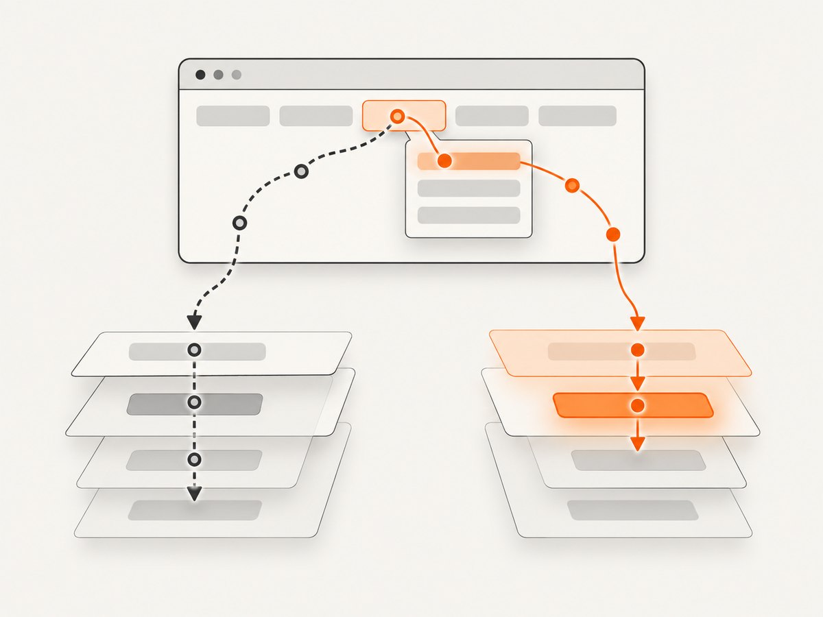 Synthetic mouseover can invoke JavaScript handlers, while CSS hover needs real pointer behavior.