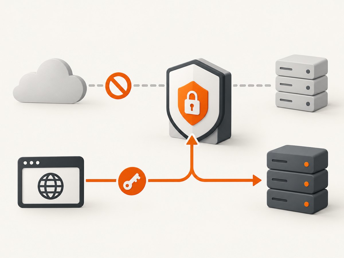 Protect private indexed content with an Access-gated custom hostname and disable the default hostname.