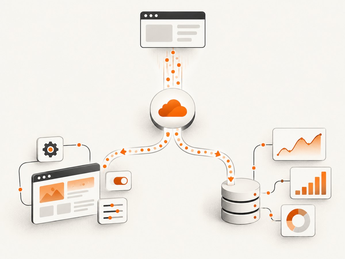 Cloudflare's RUM site management and GraphQL analytics are separate API surfaces.