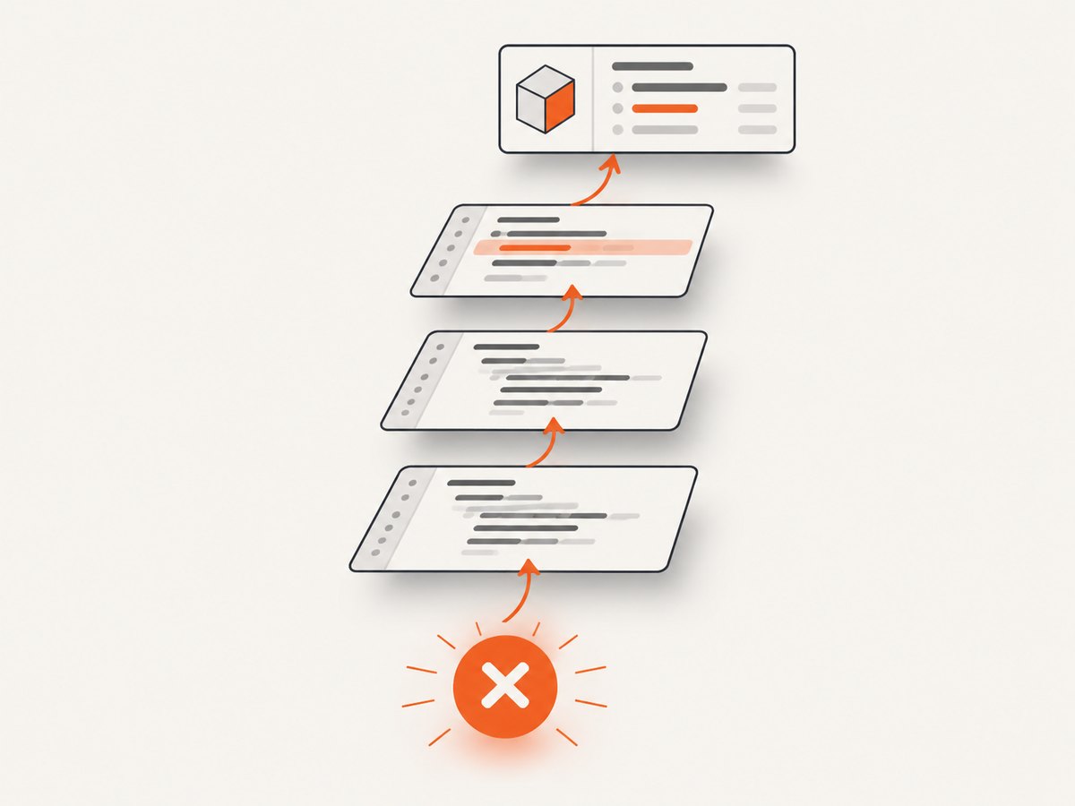 Read the traceback’s final exception line, then trace back to the source location and inspect the values involved.