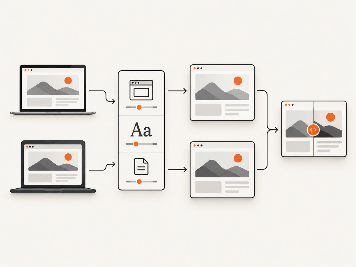 Pin the rendering inputs before comparing screenshot pixels.