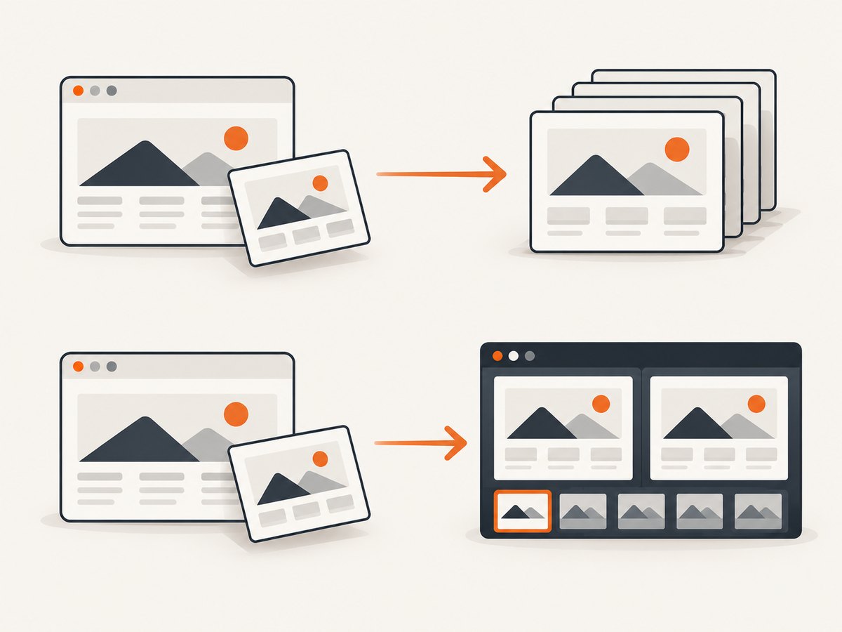 Local and hosted capture differ in where rendering, comparison, and review occur.