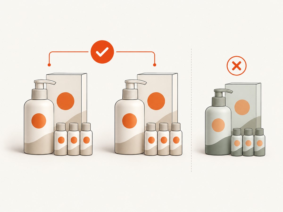 A representative matching test should include variants and near-matches, not only easy examples.