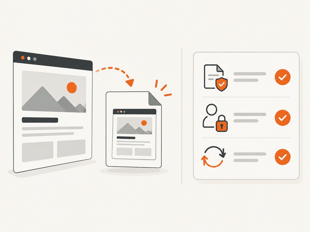 A visual capture is a technical output, not a decision about access or reuse rights.