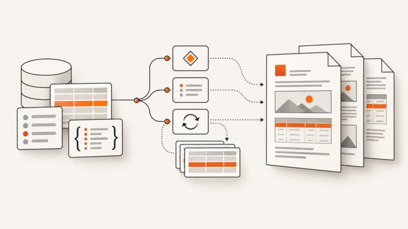 Using Conditions and Loops in PDF Templates