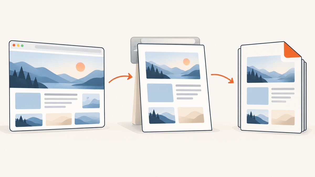 How to Convert a Chrome HTML Page to PDF