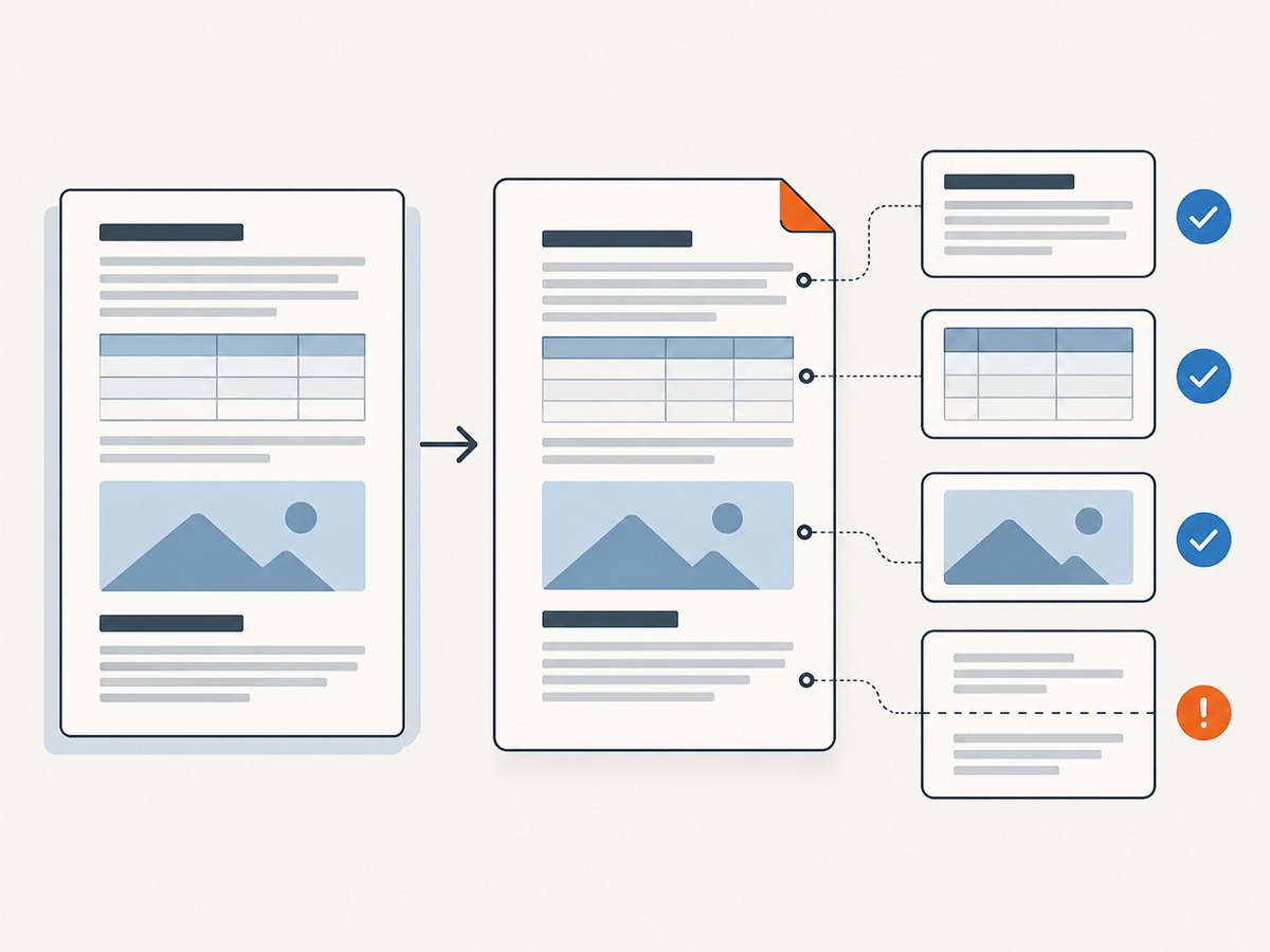 A successful API response still needs document-level checks for layout and content.
