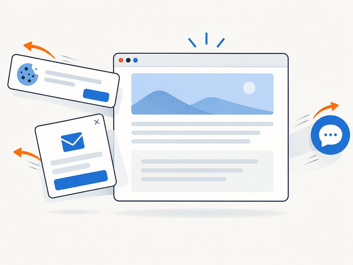 Automated capture can remove common overlays before producing a clean document.
