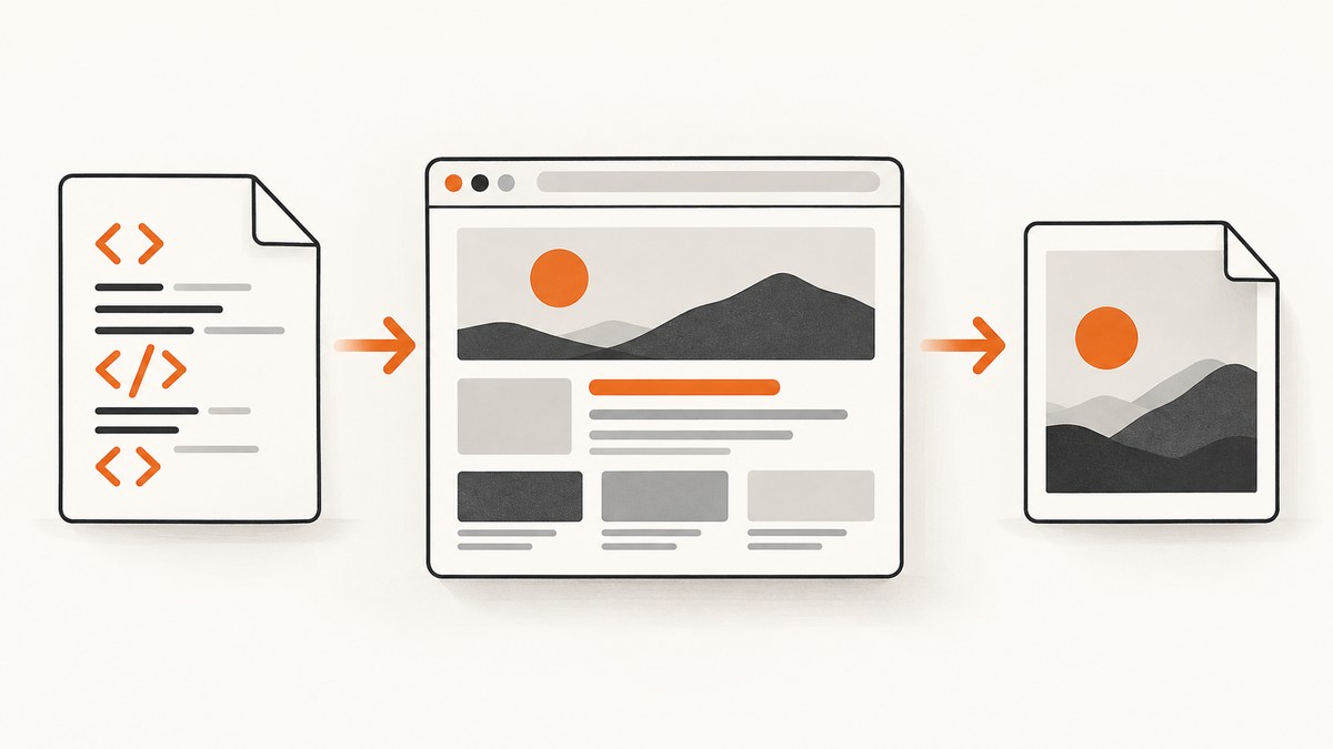 How to Convert an HTML File to PNG