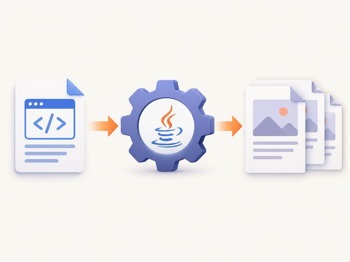 The conversion pipeline from normalized HTML to a paginated PDF.